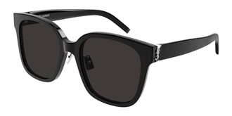 Saint Laurent SL M105/F Asian Fit 001 Womens Sunglasses Black Size 55 - Free RX Lenses - Free RX Lenses