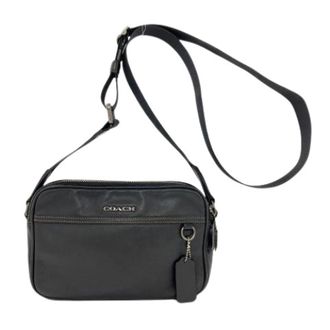 Coach Pre-owned Cross Body Bags, female, Black, Size: ONE SIZE Pre-owned Leather Shoulder Bag