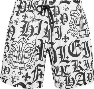 Philipp Plein Costume da bagno Boxer - Bianco
