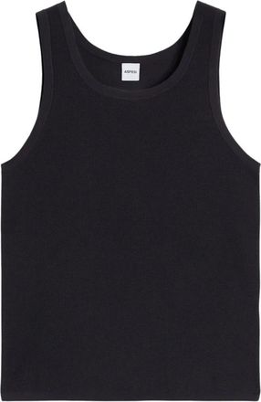 Aspesi Sleeveless Top - Heren - Tops zonder mouwen - Zwart - 2XL - Tops