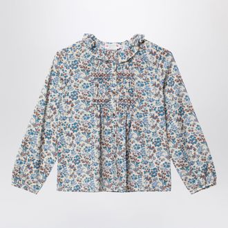 BONPOINT Blusa in cotone con stampa floreale