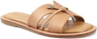 Artisan by Zigi Beck Leather Slide Sandal in Natural Leather O at Nordstrom, Size 10