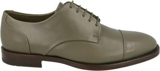 Ferragamo Gavino Leather Oxfords, Size 6 EEE