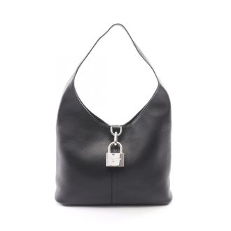 Balenciaga Black Leather Handbag Shoulder Bag (Pre-Owned)