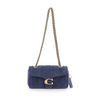 Coach Dames, Tassen, Blauw, Maat: ONE Size Su&egrave;de