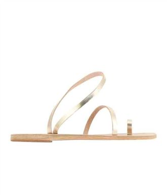 Ancient Greek Sandals Womens Apli Eleftheria Sandals In Platinum