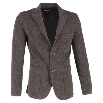 Comme Des Gar&ccedil;ons Comme Des Garcons Single-Breasted Blazer in Brown Wool