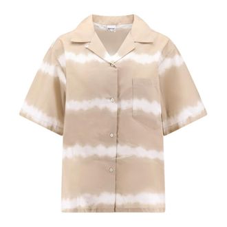 Aspesi Dames, Blouses & Shirts, Beige, Maat: 2XS Katoen