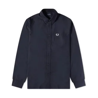 Fred Perry Hombre, Camisas, Azul, Talla: S