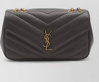 Saint Laurent loulou medium lambskin chain shoulder bag