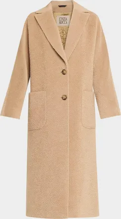 Cinzia Rocca Long Notch Collar Coat