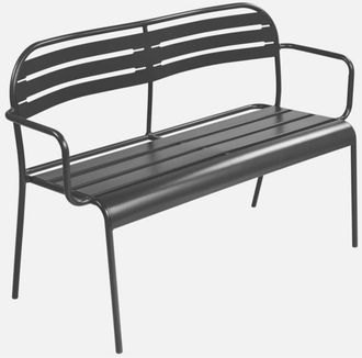 Sweeek Banco Exterior De Acero, 2 Plazas