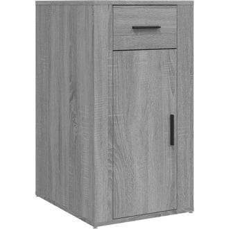 vidaXL Vidaxl - Armario De Escritorio Contrachapada Gris Sonoma 40x49x75 Cm