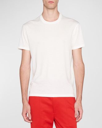 Tom Ford Mens Cotton Crewneck T-Shirt