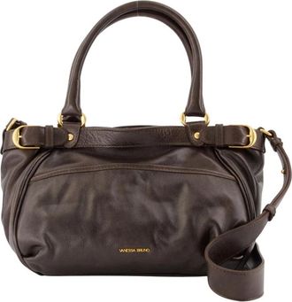 Vanessa Bruno Lune 24h Tas - Dames - Handtassen - Bruin - ONE Size - Leer - Tassen