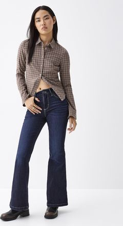 Wrangler Womens Indigo blue flared jean