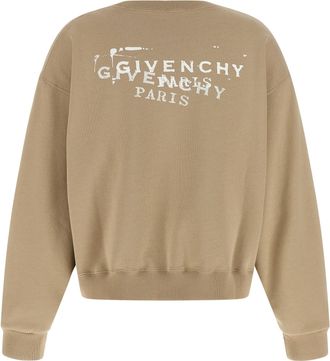 Givenchy Womens Beige Cotton Sweatshirt Clothing