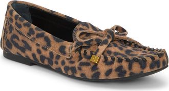 Vince Camuto Katena Loafer in Black/Natural Leopard Print at Nordstrom, Size 5.5