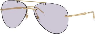 Ray-Ban RB3791 001/MH Mens Sunglasses Gold Size 59