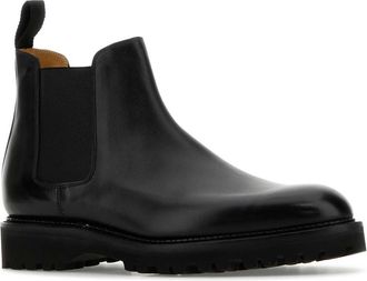 John Lobb Mens Lawry Chelsea Boot Black Calf