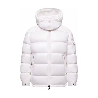 Moncler Piumino Corto con Cappuccio Maire - - Jackets - Donna - Bianco - S