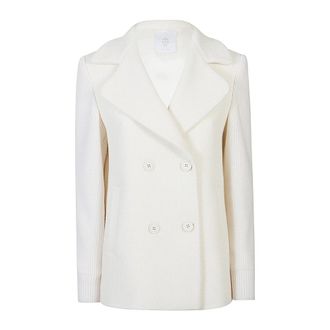 Eleventy Dames, Mantels, Wit, Maat: XS Katoen