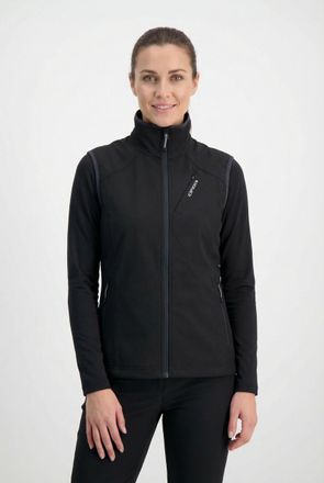 Icepeak Softshellweste ICEPEAK BRUSH, Damen, Gr. 36, basic schwarz, Obermaterial: 100% Polyester, Westen Softshellweste