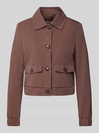 Christian Berg Blazer mit Pattentaschen und Knopfleiste in Mittelbraun, Gr&ouml;&szlig;e 34