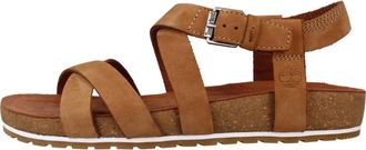 Timberland Malibu Waves Enkel Platte Sandalen - Dames - Sandalen - Bruin - 38 EU - Schoenen