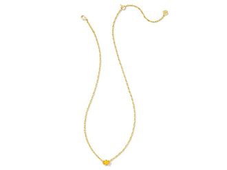 Kendra Scott Cailin Pendant Womens Necklace Womens Necklace Gold Golden Yellow Crystal