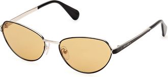 Max & Co. MO0111 01E Womens Sunglasses Black Size 55