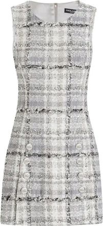 Dolce & Gabbana Lurex Tweed Dress - Womens - Acrylic/Polyamide/Metallized Polyester/ViscoseWoolPolyesterCottonSilkSpandex/Elastane