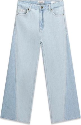Guess Jeans, Dames, Blauw, W29, Katoen, G11 Wide Leg Twisted