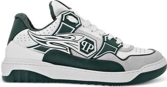 Philipp Plein Sneakers con applicazione logo - Bianco