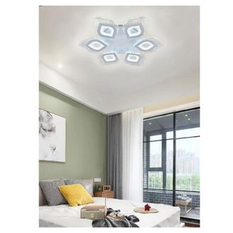 Trade Shop Trade Shop Traesio - Trade Shop - Lampadario Plafoniera Moderna Soffitto Luce Fredda 6500k Naturale 4000k 55w C27b