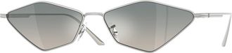 Oliver Peoples OV1384S 2001C 50366I Womens Sunglasses Silver Size 60