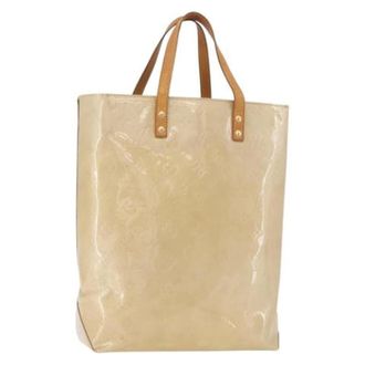 Louis Vuitton Pre-owned Tote Bags, female, Beige, Size: ONE SIZE Pre-owned Vintage Patent Leather Tote