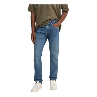 Levi's Heren, Jeans, Blauw, Maat: W30 L32 Katoen