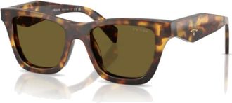 Prada Prc 07S Zonnebril - Dames - Zonnebrillen - Bruin - 51 MM - Accessoires