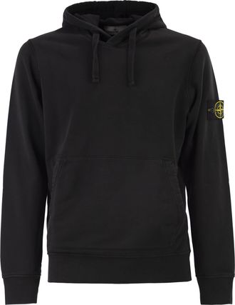 Stone Island Regular Fit Sweatshirt With Hood And Kangaroo Pocket