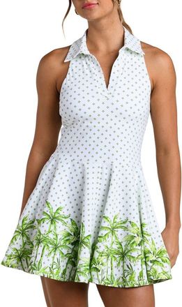 La Blanca Club Palm Tennis Dress in Lime at Nordstrom, Size X-Large