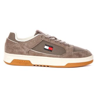 Tommy Jeans TJM Cupsole Lea - male - Tommy Jeans - Sneakers - Brown - 10 UK - Shoes