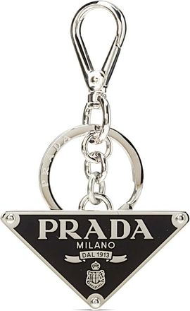 Prada Keyrings, male, Black, Size: ONE SIZE Keychain Holder Stylish Accessory