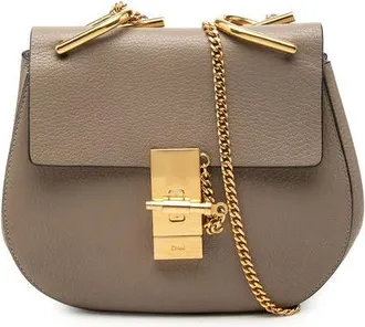 Chlo&eacute; Pre-owned Chloe Mini Grained Lambskin Drew Crossbody Ladies 1TXP1KDY3632YPPZ