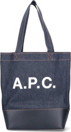 A.P.C. Tote Bags - Heren - Shoppers - Blauw - ONE Size - Tassen