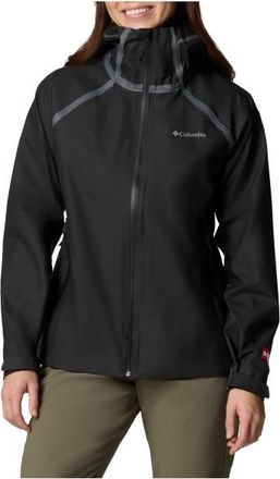 Columbia Reign No Shine Jacket Regenjacke f&uuml;r Damen | schwarz