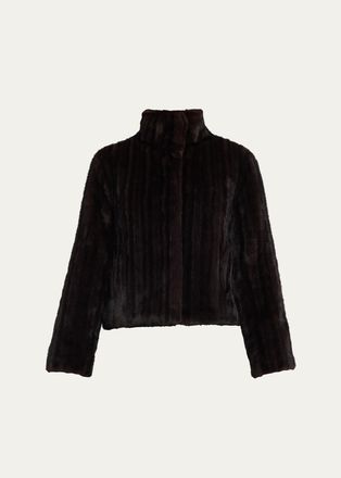 SIMKHAI Sudie Faux Fur Jacket
