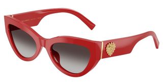 Dolce & Gabbana DG4536 30888G Womens Sunglasses Red Size 55