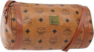 MCM Pre-owned Plastica shoulder-bags - - Pre-owned - Donna - Marrone - ONE SIZE