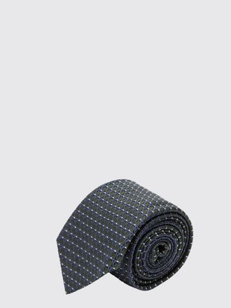 Ferragamo Cravatta Gancini in seta con motivo jacquard